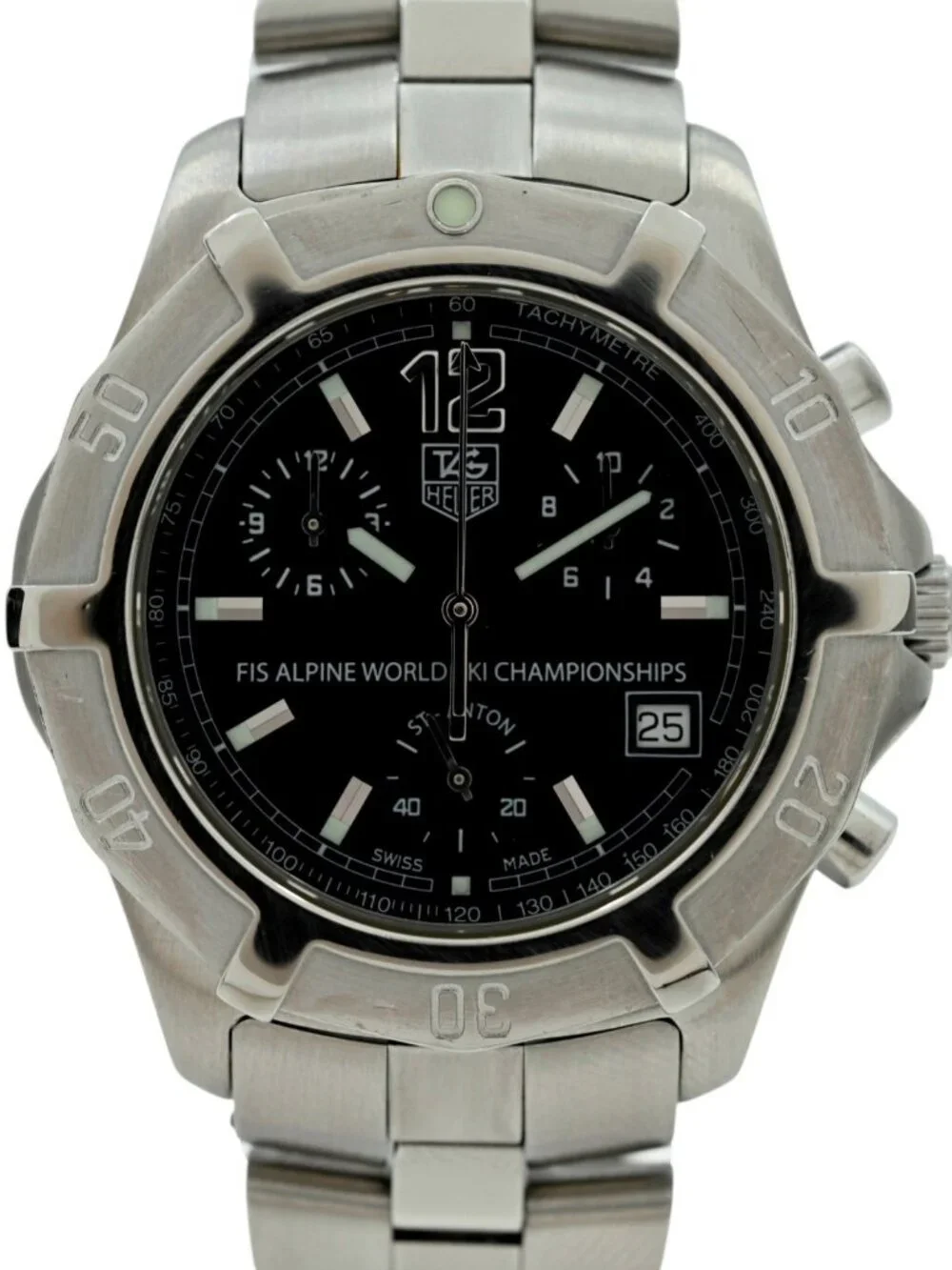 Tag Heuer 39mm Men's Exclusive FIS Alpine World Ski Championships Watch- CN1119!